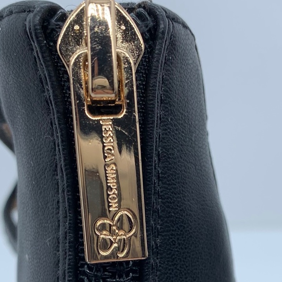 Jessica Simpson Black Lace Up the Front with Tassel And Gold Zippered Back! - Picture 6 of 10